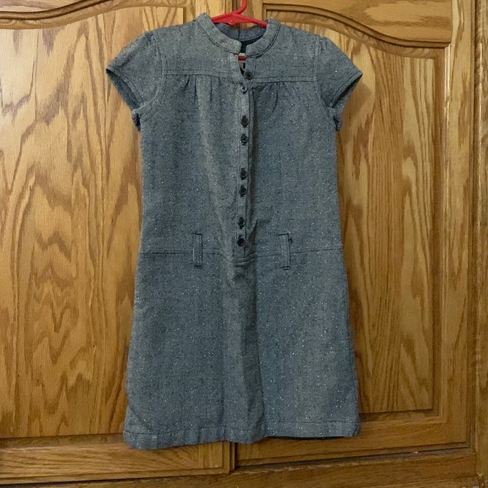 Kids dark grey sparkly dress